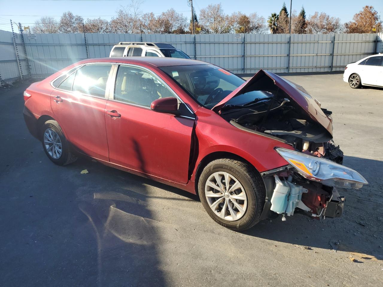 2015 Toyota Camry VIN 4T1BF1FK8FU895403 Copart auction photo, front end damage thumbnail 4