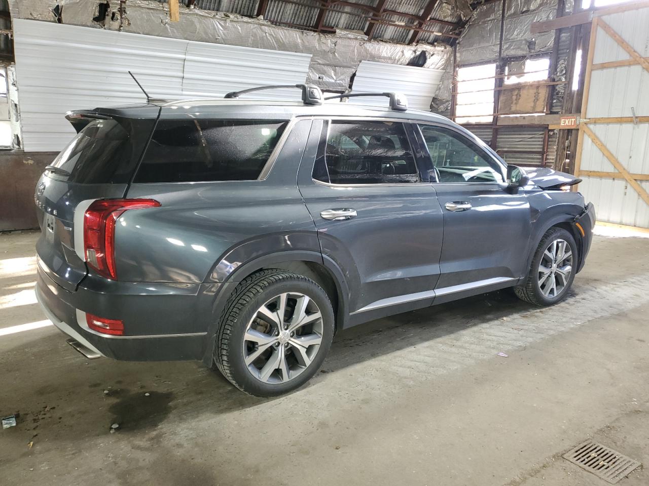2021 Hyundai Palisade VIN KM8R3DHEXMU253570 Copart auction photo, front end damage thumbnail 3
