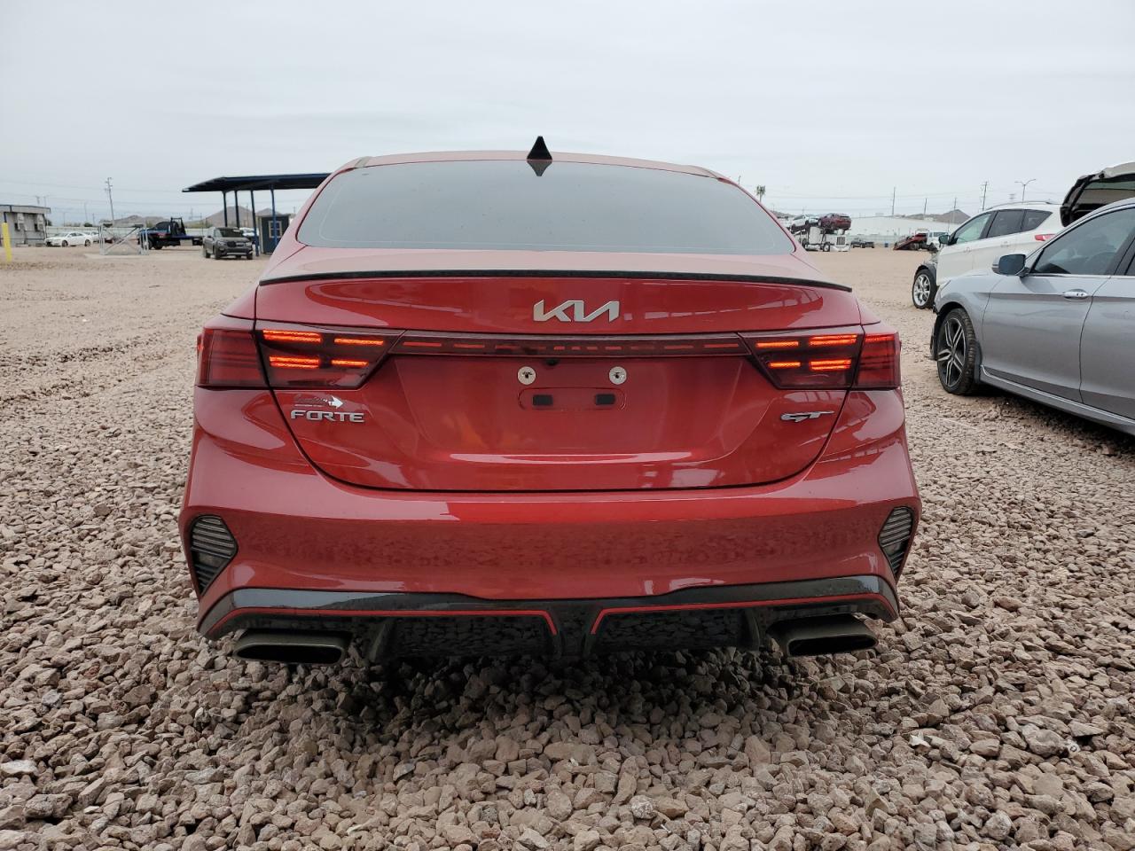 2023 KIA Forte VIN 3KPF44AC2PE598768 Copart auction photo, front end / side damage thumbnail 6