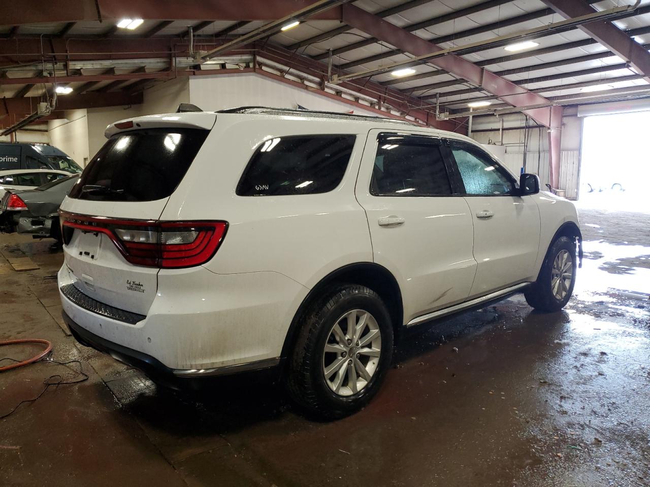 2015 Dodge Durango VIN 1C4RDJAG1FC723103 Copart auction photo, front end / side damage thumbnail 3