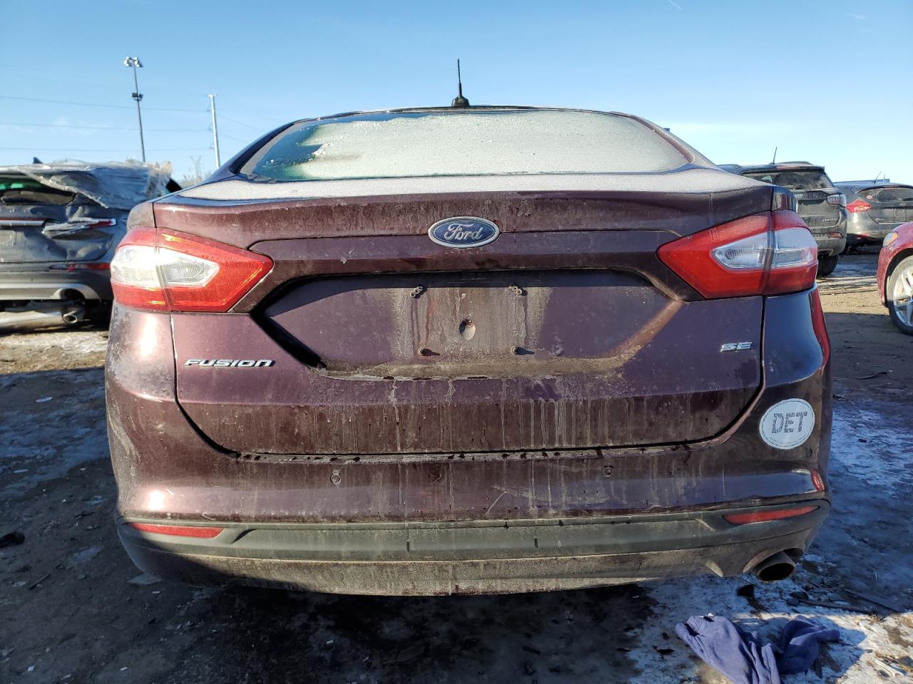2013 Ford Fusion VIN 3FA6P0H74DR155525 Copart auction photo, front end damage thumbnail 6