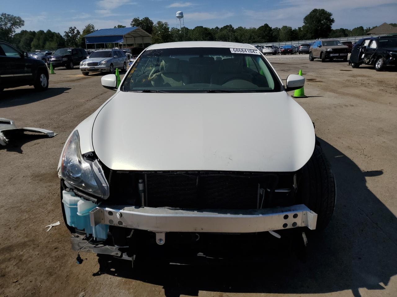 2011 Infiniti G VIN JN1CV6FE9BM951221 Copart auction photo, front end / side damage thumbnail 5