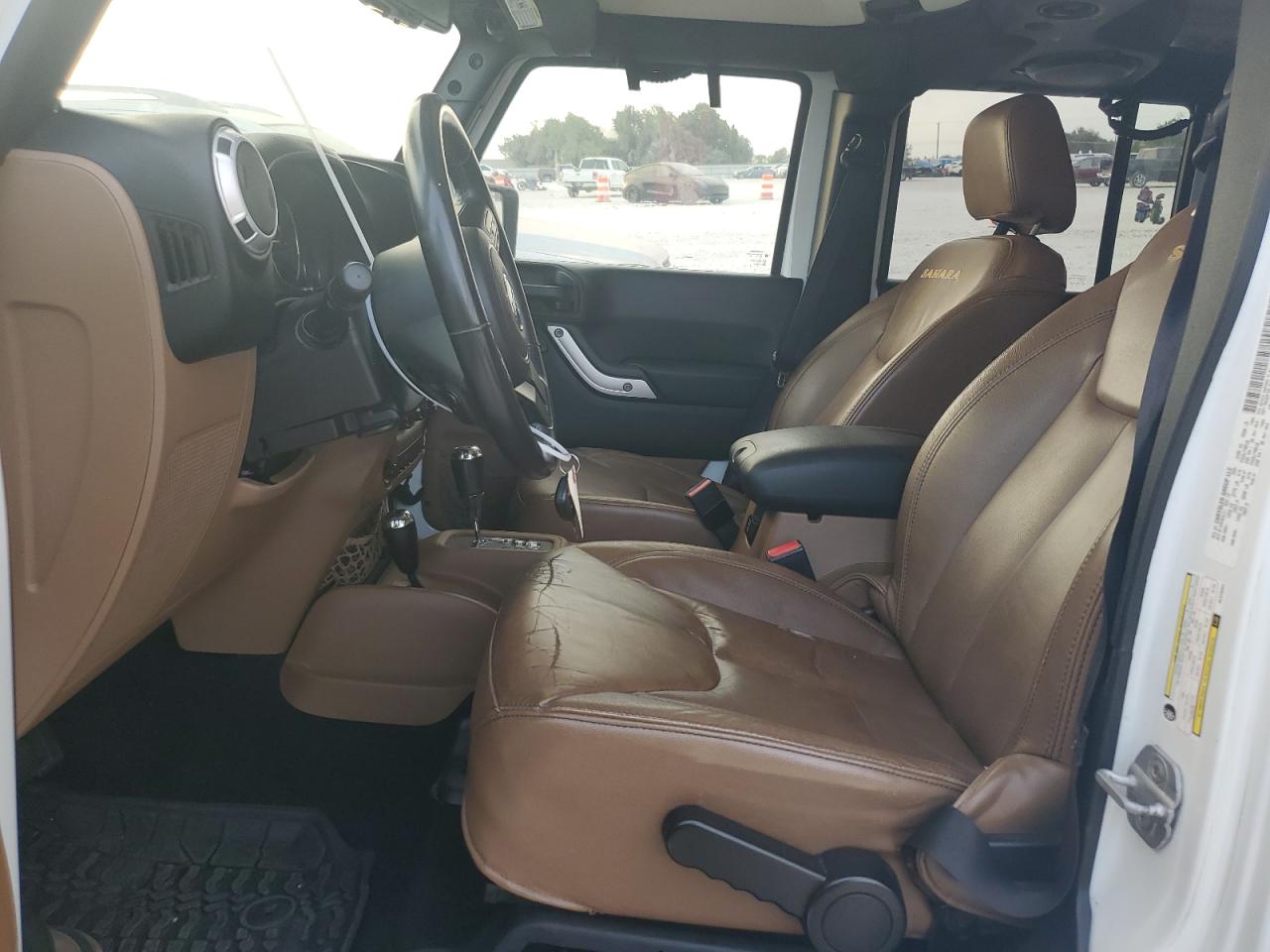 2013 Jeep Wrangler VIN 1C4BJWEG3DL576054 Copart auction photo, side / top/roof damage thumbnail 7