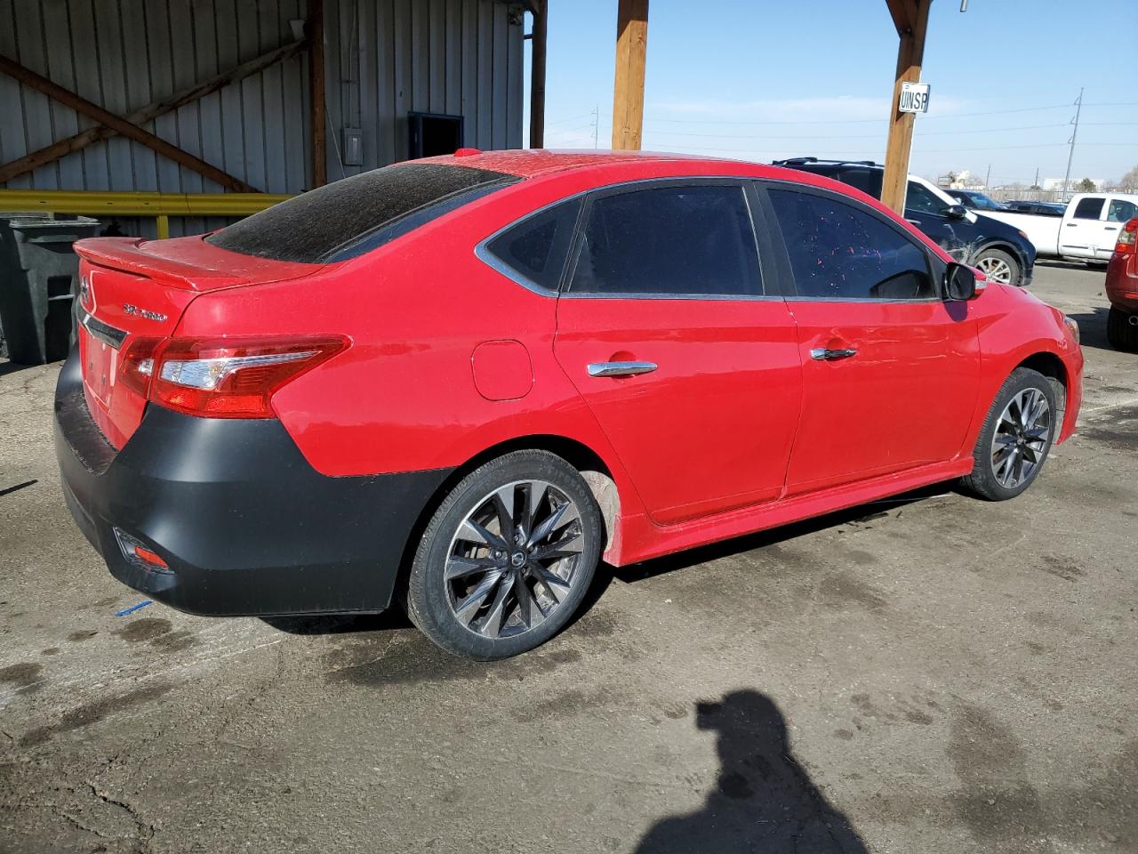 2017 Nissan Sentra VIN 3N1CB7AP2HY227366 Copart auction photo, front end / side damage thumbnail 3