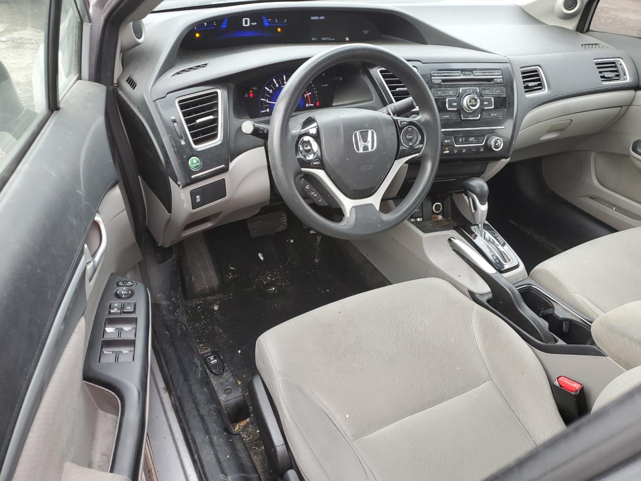 2013 Honda Civic VIN 19XFB2F81DE232486 Copart auction photo, front end / side damage thumbnail 8