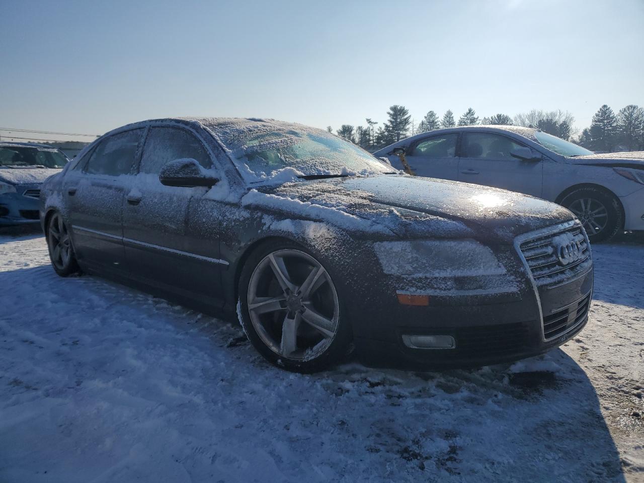 2010 Audi A8 VIN WAURVAFA7AN007320 Copart auction photo, front end damage thumbnail 4