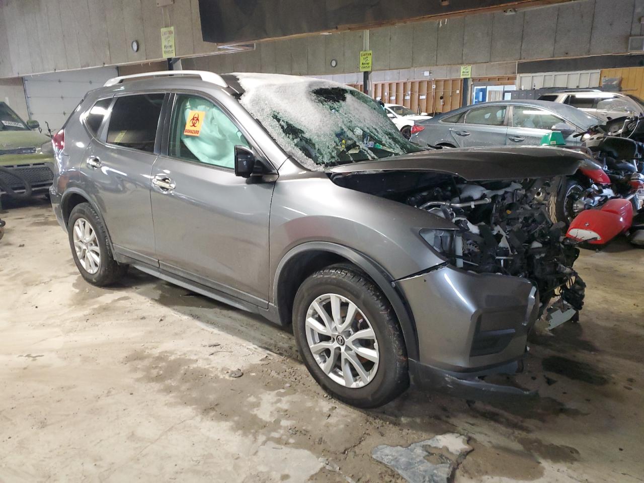 2018 Nissan Rogue VIN KNMAT2MV9JP513365 Copart auction photo, front end / mechanical damage thumbnail 4