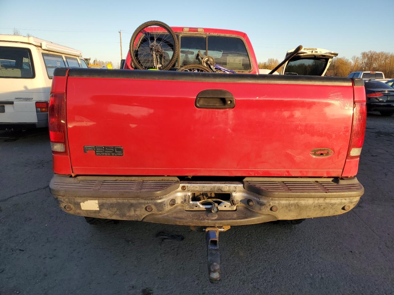 2004 Ford F350 VIN 1FTSW31P24EC68061 Copart auction photo, biohazard/chemical / rear end damage thumbnail 6
