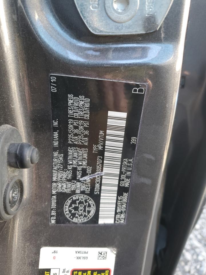 2011 Toyota Sienna VIN 5TDXK3DC4BS057073 Copart auction photo, side damage thumbnail 13