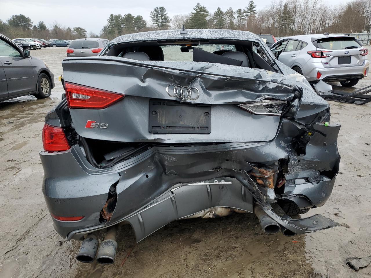 2016 Audi S3 VIN WAUB1GFF7G1102200 Copart auction photo, rear end damage thumbnail 6