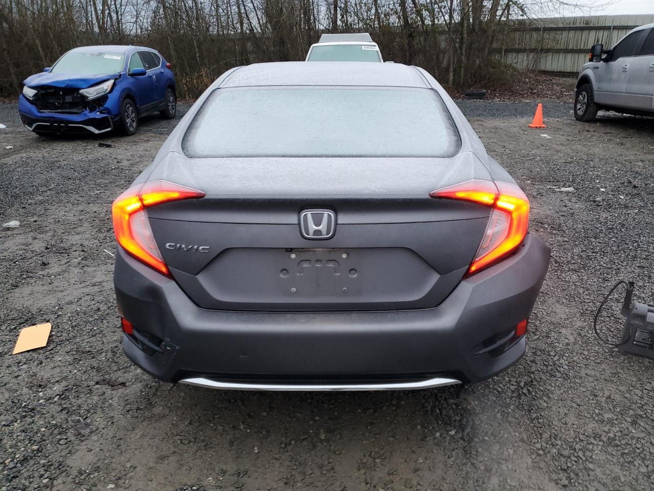 2019 Honda Civic VIN 19XFC2F67KE208847 Copart auction photo, rear end damage thumbnail 6