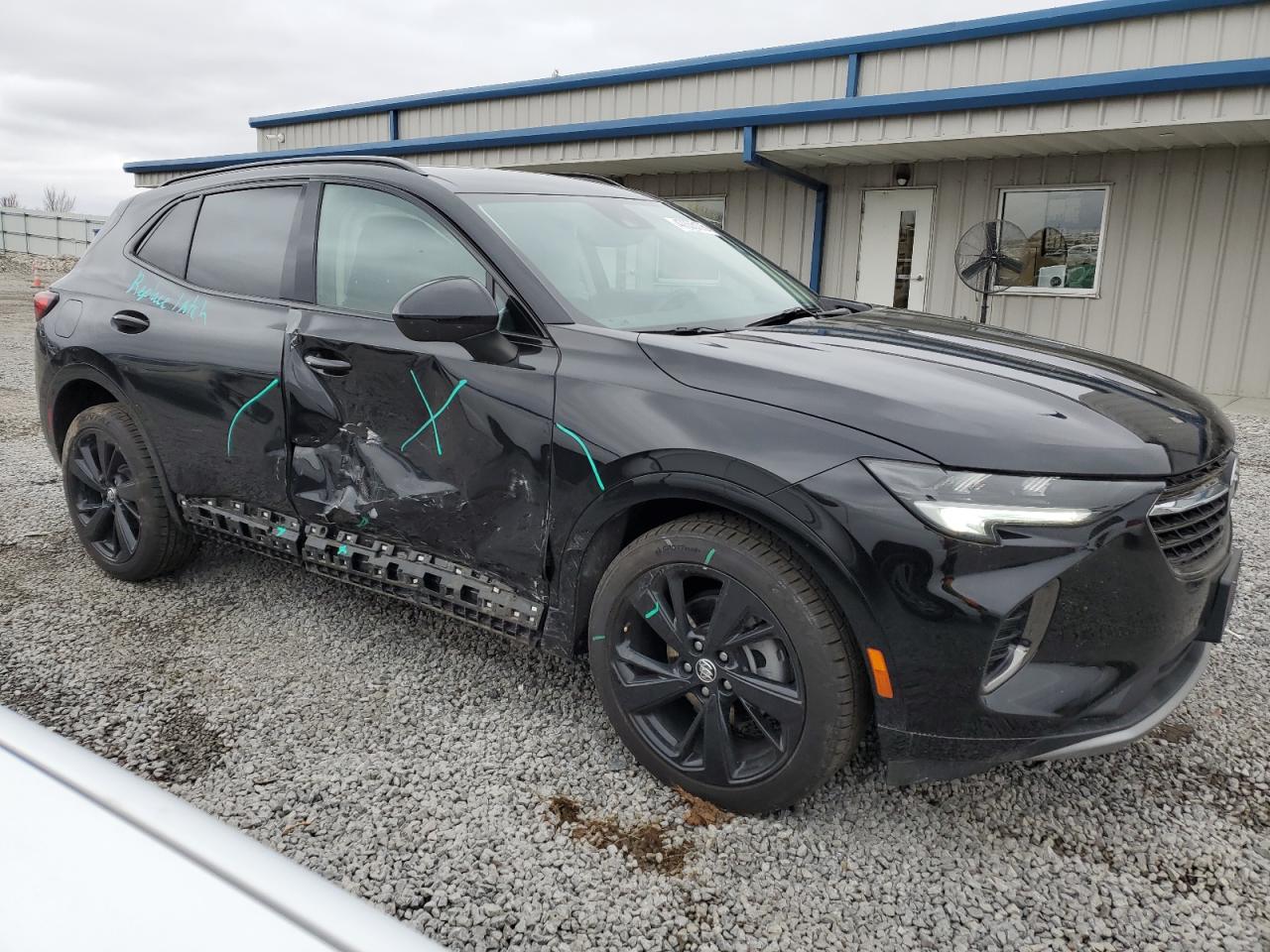 2022 Buick Envision VIN LRBFZNR44ND072742 Copart auction photo, side damage thumbnail 4