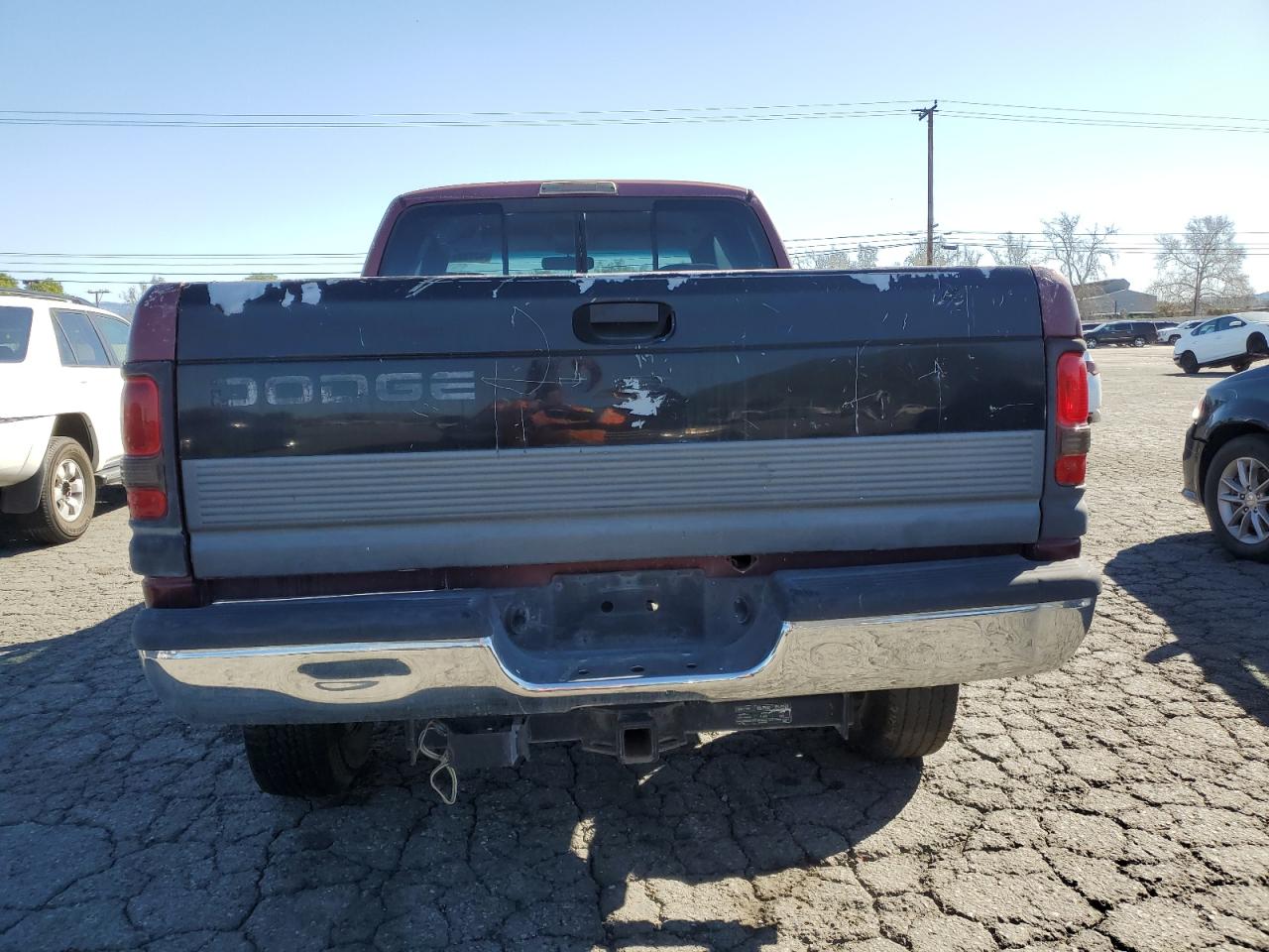 2000 Dodge RAM VIN 3B7HF13Z6YG139252 Copart auction photo, burn damage thumbnail 6