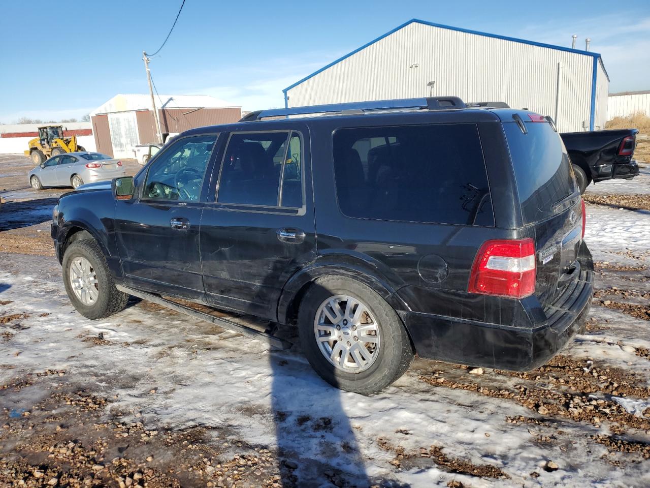 2012 Ford Expedition VIN 1FMJU2A59CEF45227 Copart auction photo, front end / side damage thumbnail 2