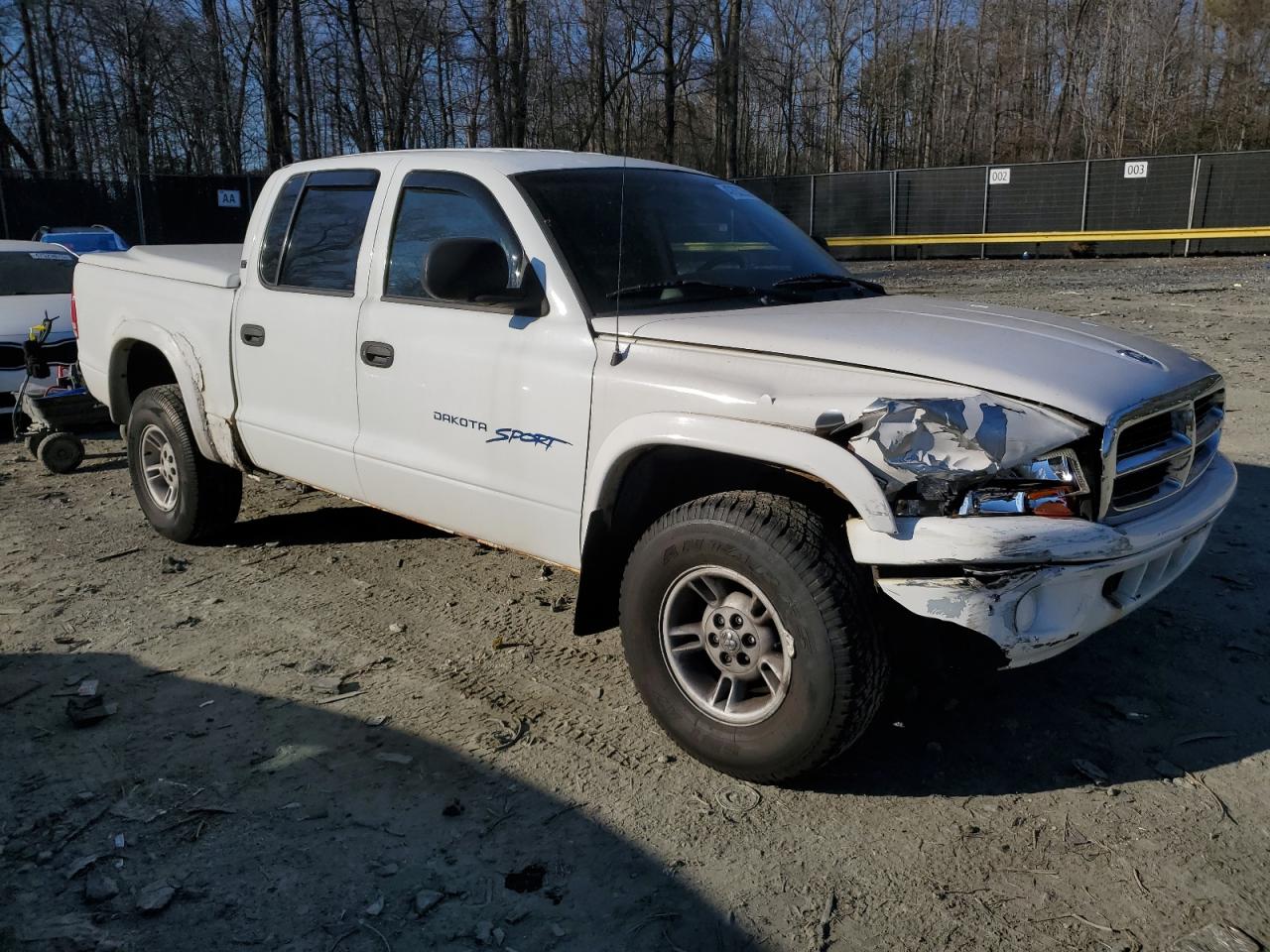2000 Dodge Dakota VIN 1B7GG2AN9YS754384 Copart auction photo, front end damage thumbnail 4