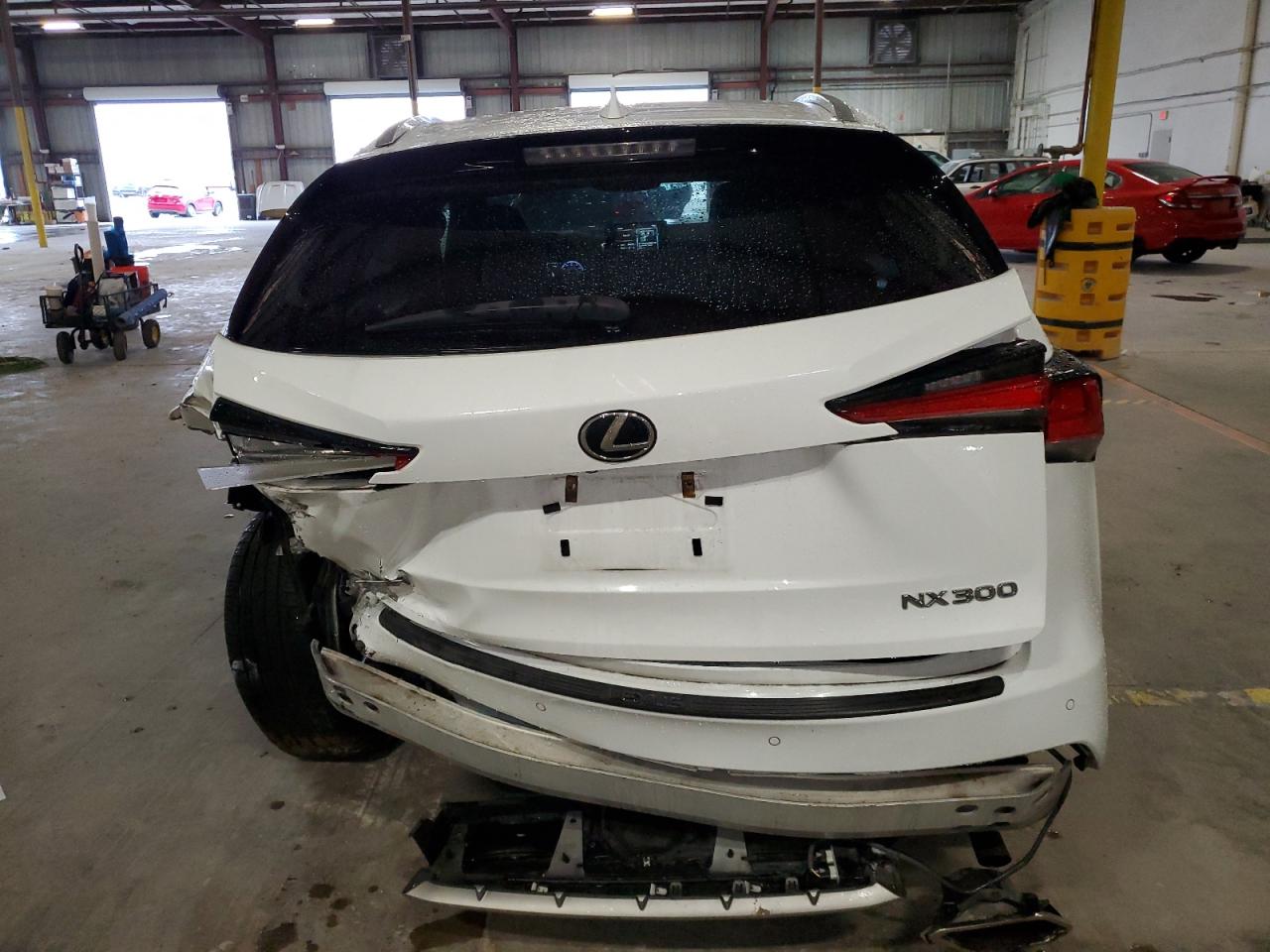 2019 Lexus NX VIN JTJYARBZ0K2141624 Copart auction photo, rear end / side damage thumbnail 6