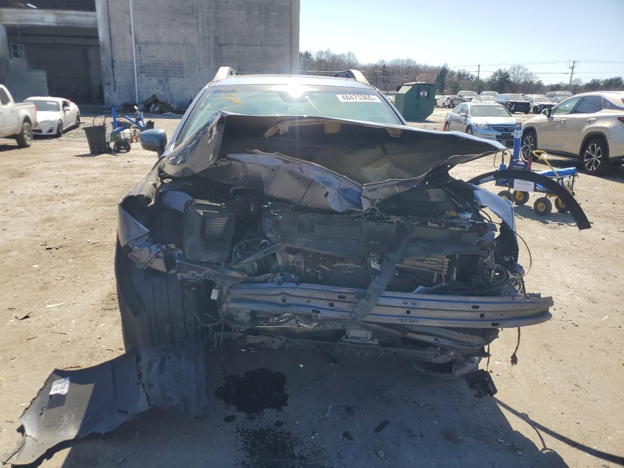 2017 Subaru Outback VIN 4S4BSANC6H3422291 Copart auction photo, front end / minor dent/scratches damage thumbnail 5