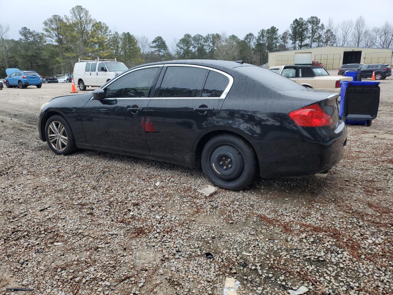 2012 Infiniti G VIN JN1CV6AR8CM974016 Copart auction photo, front end damage thumbnail 2