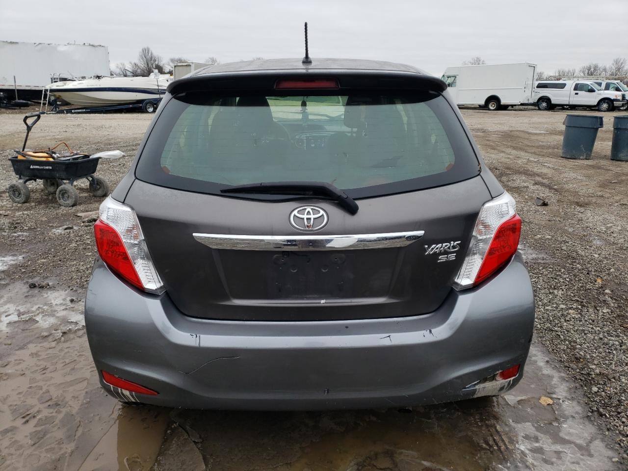 2013 Toyota Yaris VIN JTDKTUD36DD565721 Copart auction photo, all over damage thumbnail 6