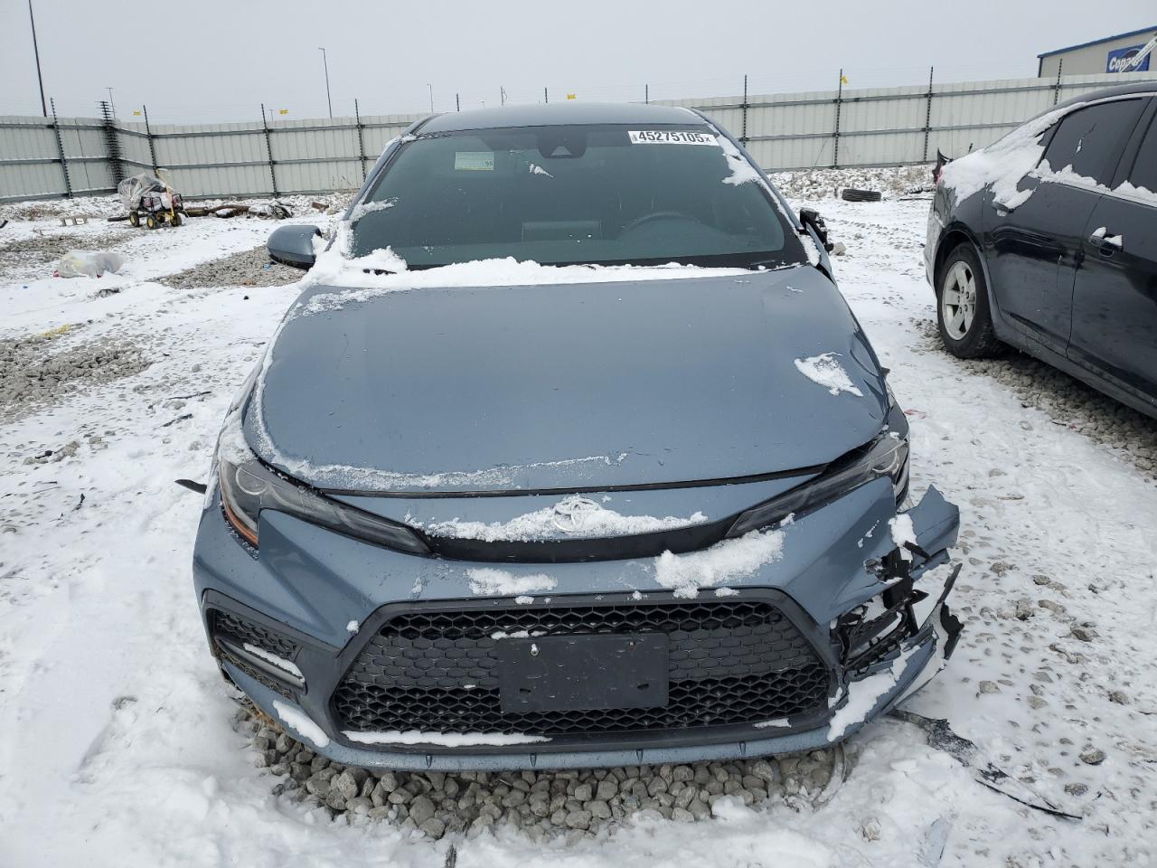 2020 Toyota Corolla VIN JTDS4RCE2LJ031757 Copart auction photo, side / front end damage thumbnail 5