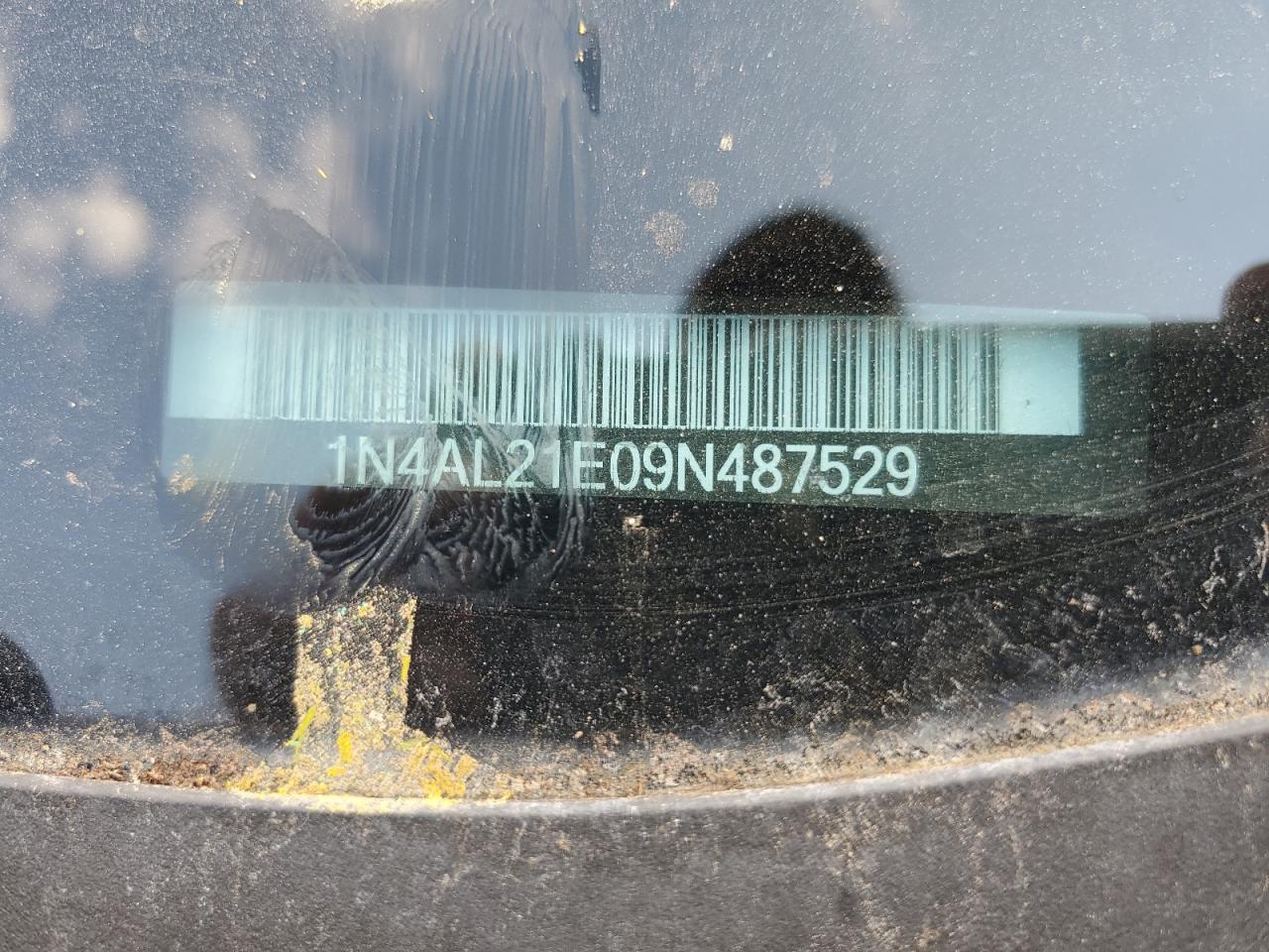 2009 Nissan Altima VIN 1N4AL21E09N487529 Copart auction photo, front end / rear end damage thumbnail 12