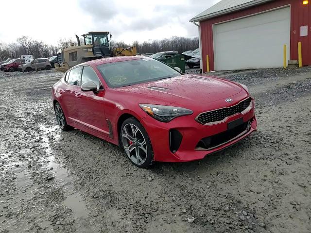 2019 KIA Stinger VIN KNAE35LC7K6044512 Copart auction photo, side / front end damage thumbnail 13