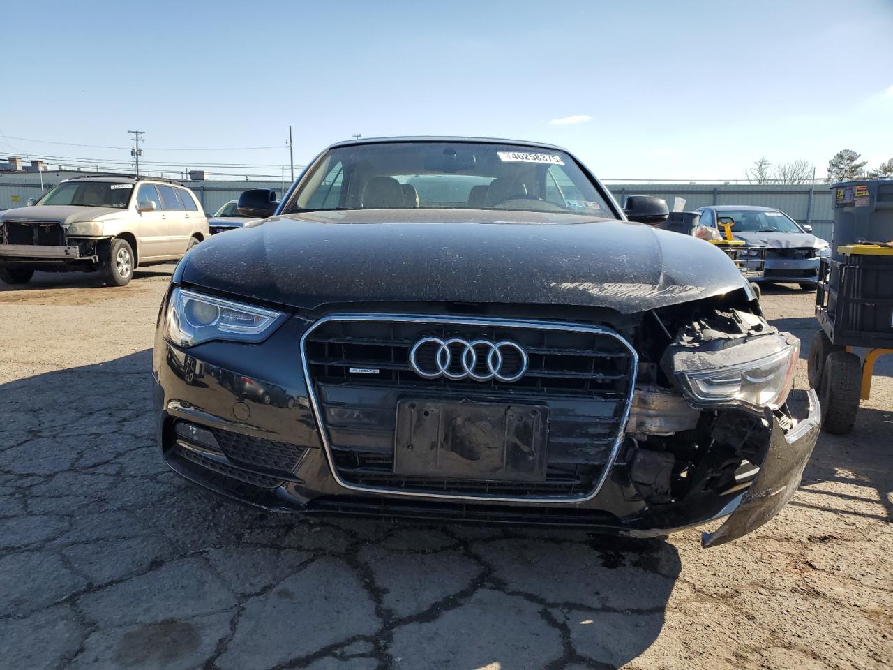 2013 Audi A5 VIN WAULFAFH0DN008281 Copart auction photo, front end damage thumbnail 5