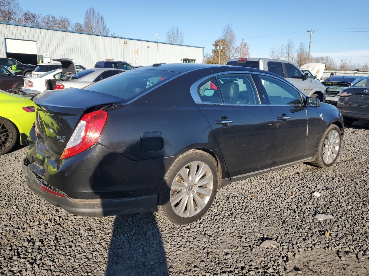 2014 Lincoln MKS VIN 1LNHL9FT2EG600500 Copart auction photo, rear end damage thumbnail 3