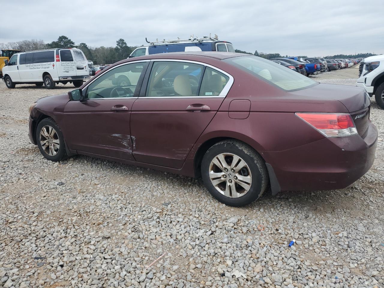 2008 Honda Accord VIN JHMCP26438C059132 Copart auction photo, side damage thumbnail 2