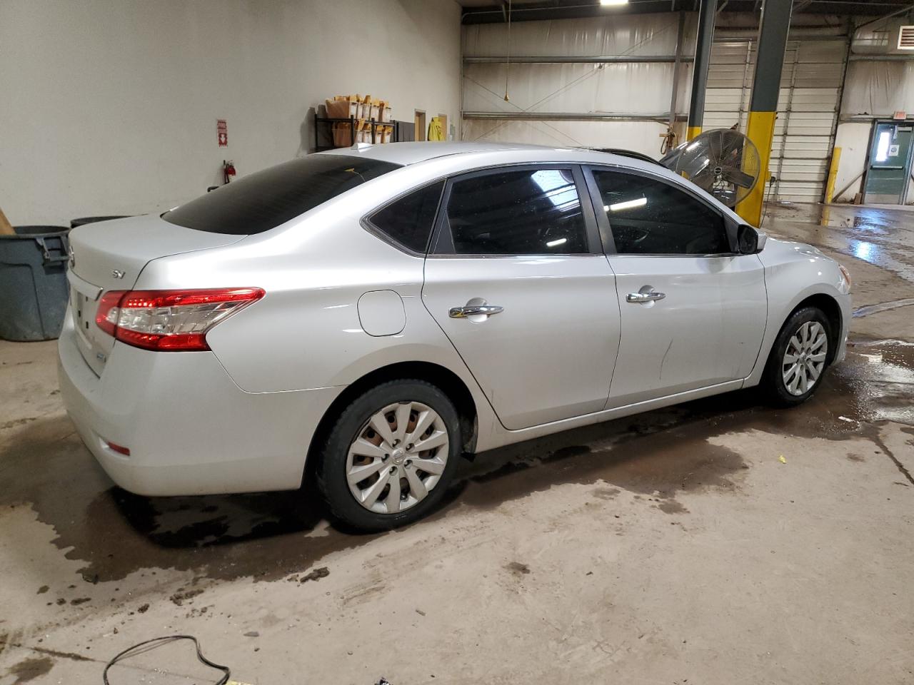 2013 Nissan Sentra VIN 3N1AB7AP0DL652213 Copart auction photo, side / front end damage thumbnail 3