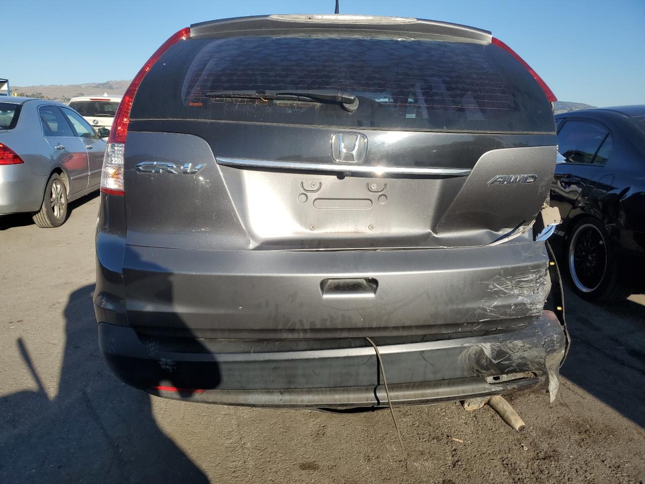 2013 Honda CR-V VIN 2HKRM4H39DH605239 Copart auction photo, rear end damage thumbnail 6