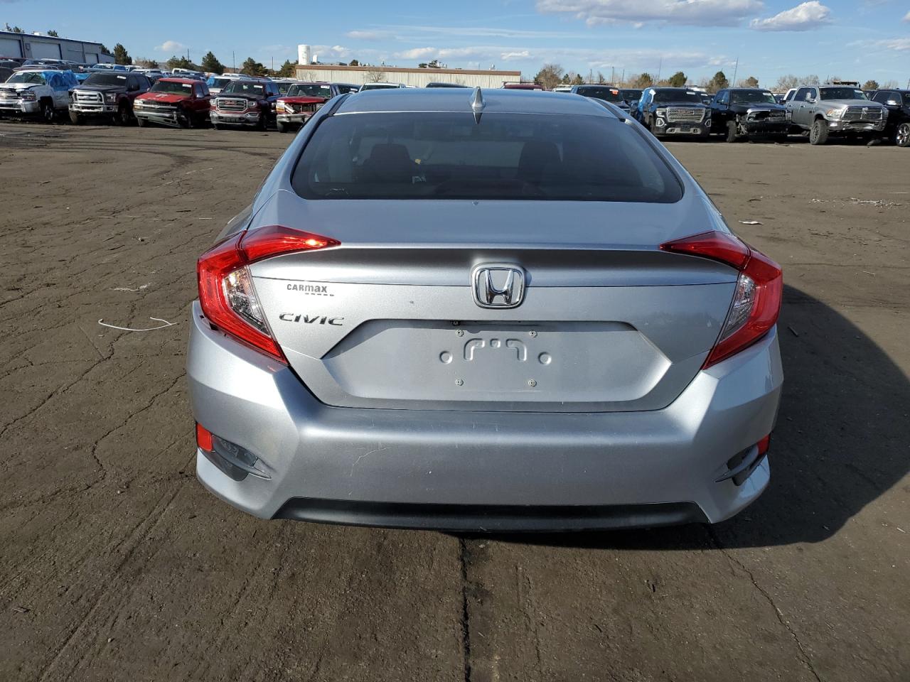 2018 Honda Civic VIN 19XFC2F77JE016125 Copart auction photo, side damage thumbnail 6