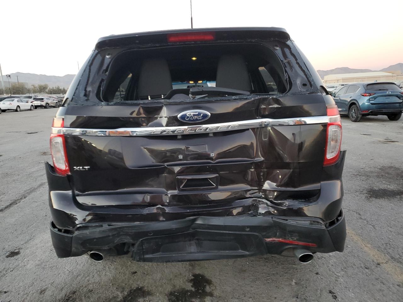 2013 Ford Explorer VIN 1FM5K7D85DGC70682 Copart auction photo, rear end damage thumbnail 6