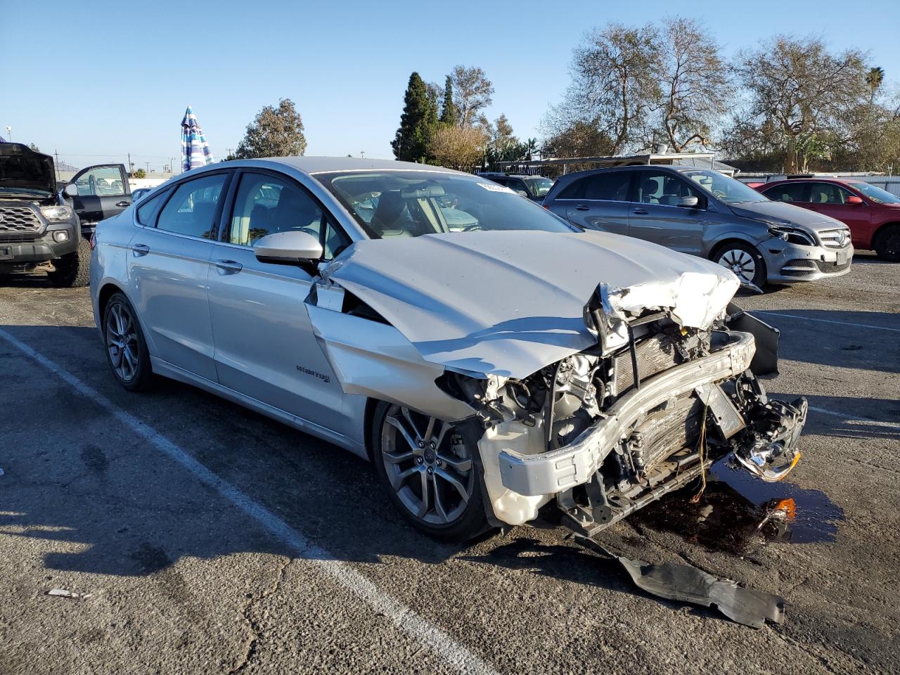 2017 Ford Fusion VIN 3FA6P0LU6HR314306 Copart auction photo, front end / minor dent/scratches damage thumbnail 4