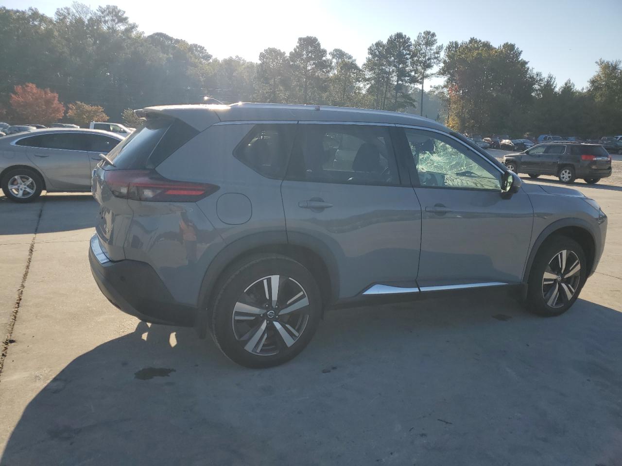 2021 Nissan Rogue VIN 5N1AT3CBXMC727575 Copart auction photo, all over / top/roof damage thumbnail 3