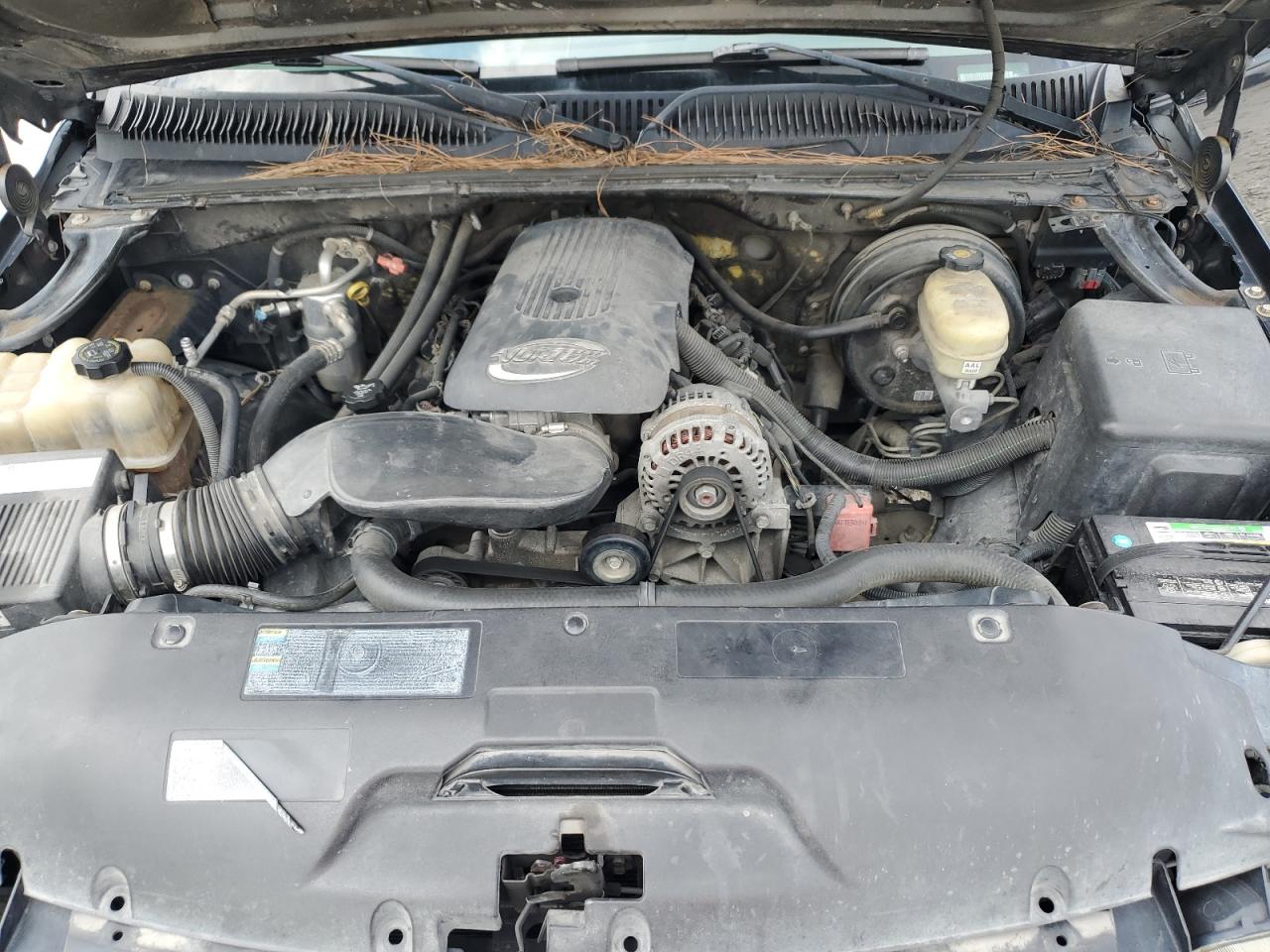 2005 GMC Sierra VIN 2GTEC13T751180453 Copart auction photo, front end / undercarriage damage thumbnail 11