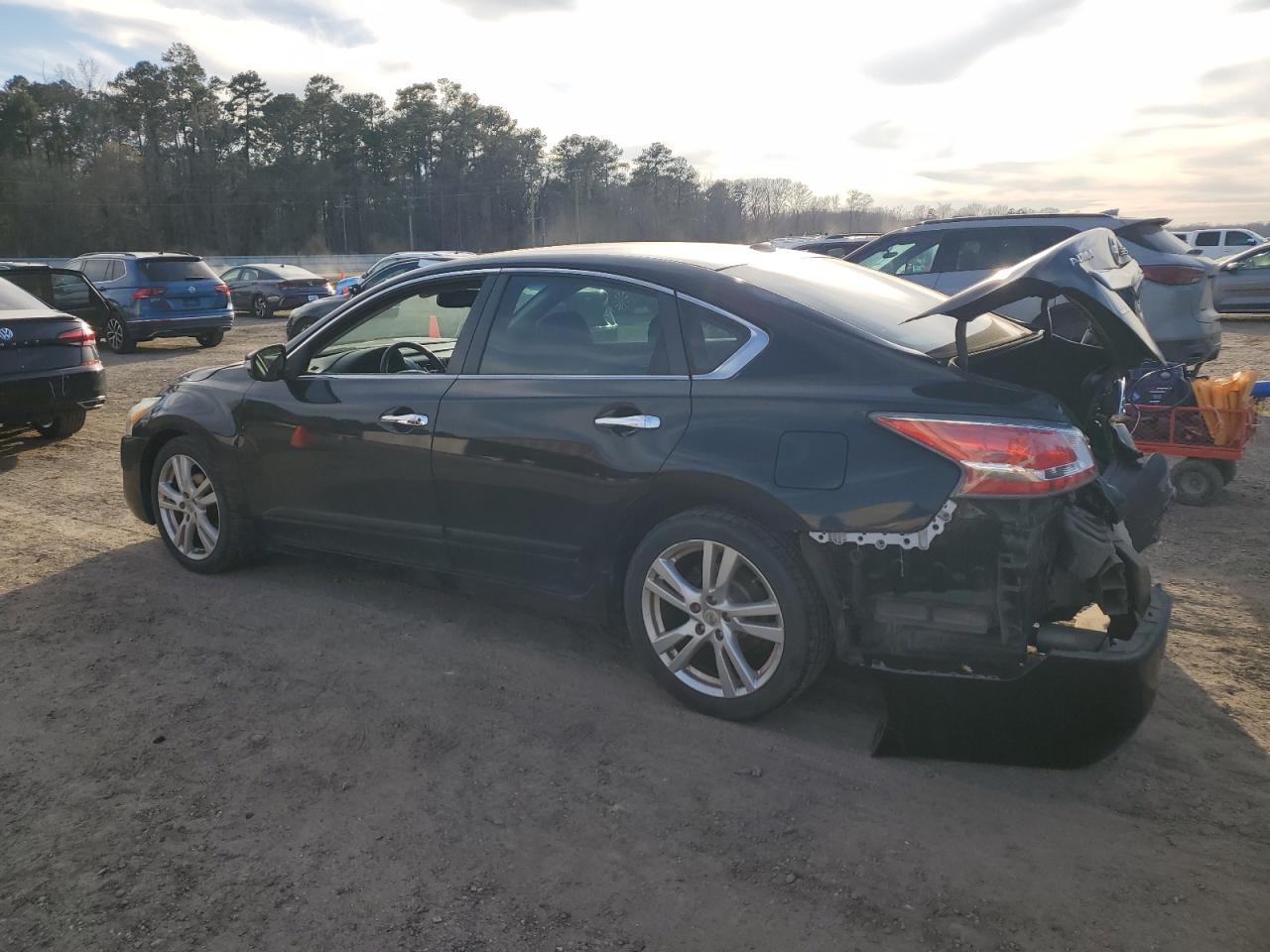 2014 Nissan Altima VIN 1N4BL3APXEC401838 Copart auction photo, rear end / front end damage thumbnail 2