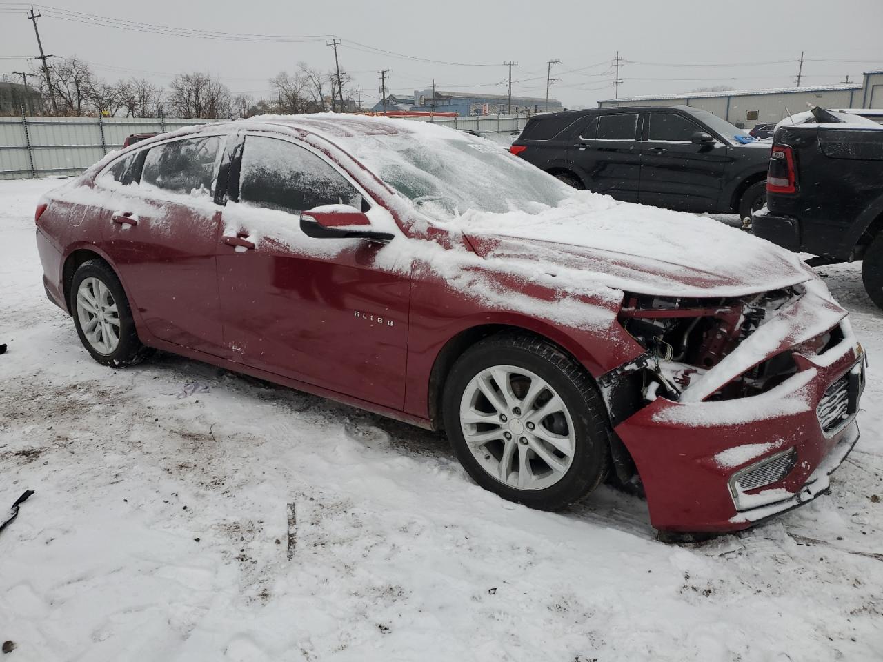 2017 Chevrolet Malibu VIN 1G1ZE5ST4HF241798 Copart auction photo, front end damage thumbnail 4