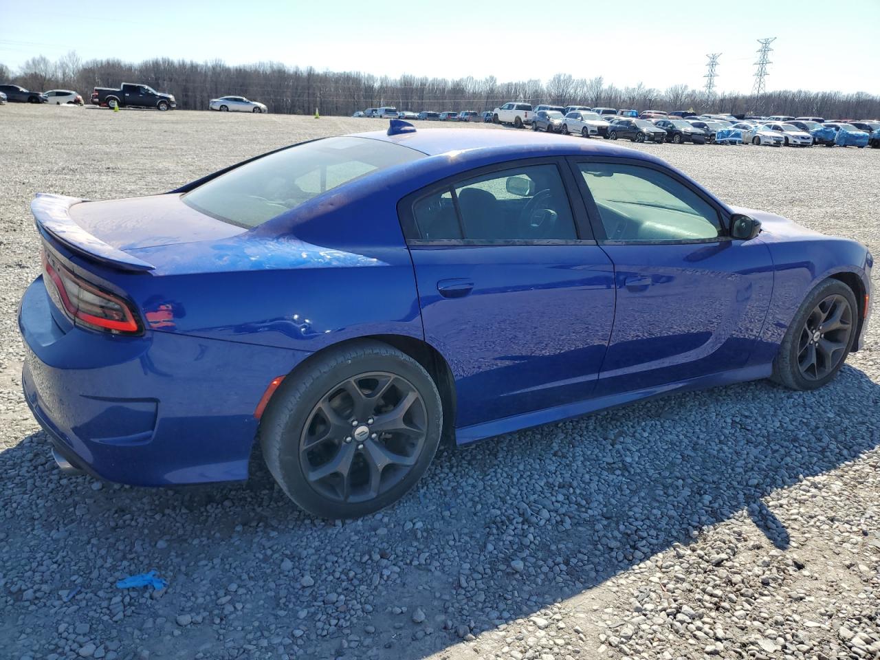 2019 Dodge Charger VIN 2C3CDXHG8KH658647 Copart auction photo, hail / minor dent/scratches damage thumbnail 3