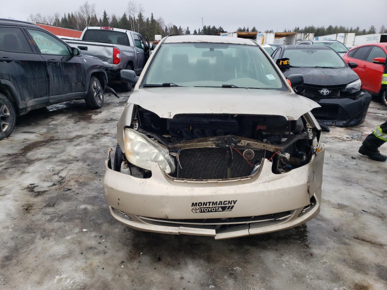 2006 Toyota Corolla VIN 2T1BR32E26C700898 Copart auction photo, front end damage thumbnail 5