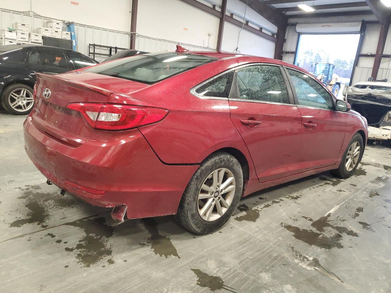 2015 Hyundai Sonata VIN 5NPE24AF1FH004614 Copart auction photo, rear end damage thumbnail 3