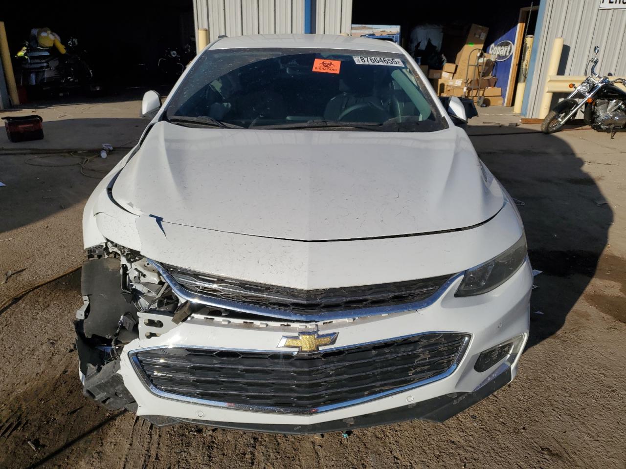 2017 Chevrolet Malibu VIN 1G1ZE5ST9HF137534 Copart auction photo, front end / side damage thumbnail 5
