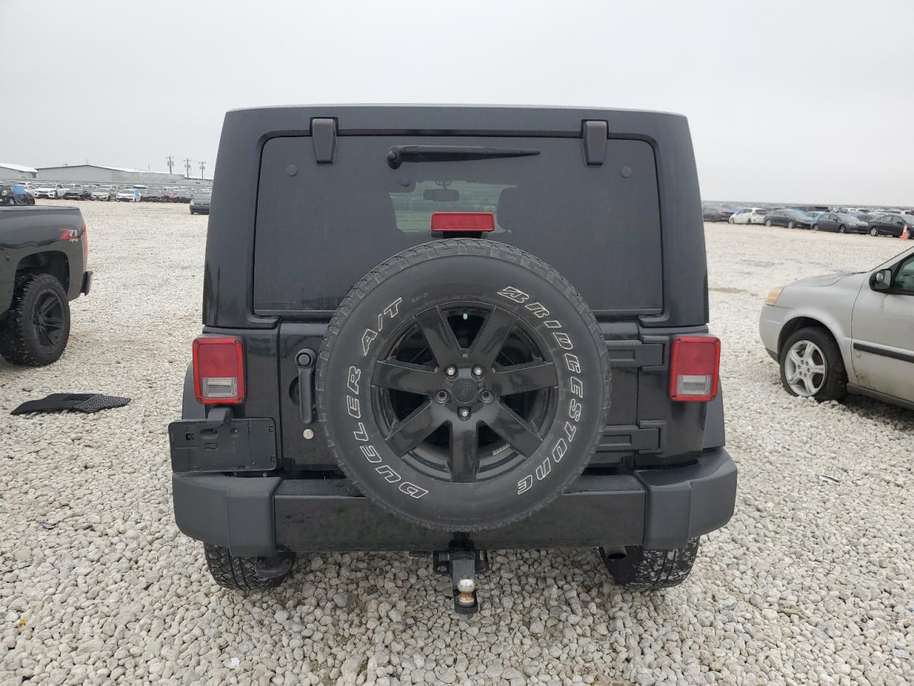 2014 Jeep Wrangler VIN 1C4BJWEG7EL285512 Copart auction photo, front end damage thumbnail 6