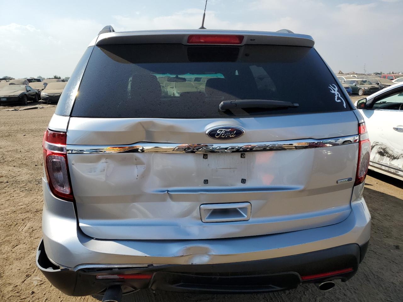 2015 Ford Explorer VIN 1FM5K8B84FGA08678 Copart auction photo, rear end damage thumbnail 6