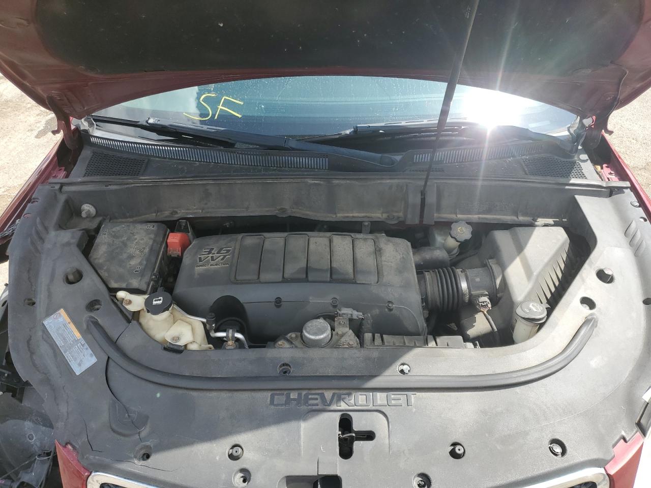 2011 Chevrolet Traverse VIN 1GNKRGED5BJ231354 Copart auction photo, front end damage thumbnail 12