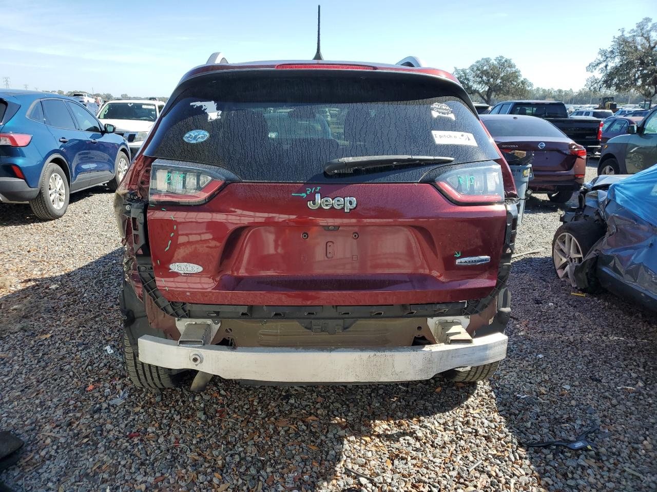 2019 Jeep Grand Cherokee VIN 1C4PJLCB3KD160069 Copart auction photo, rear end / side damage thumbnail 6