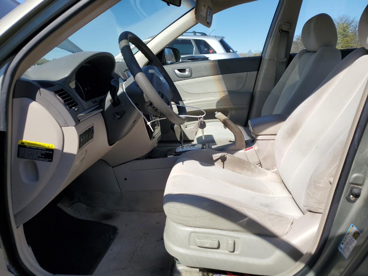 2008 Hyundai Sonata VIN 5NPET46C98H326075 Copart auction photo, front end / side damage thumbnail 7