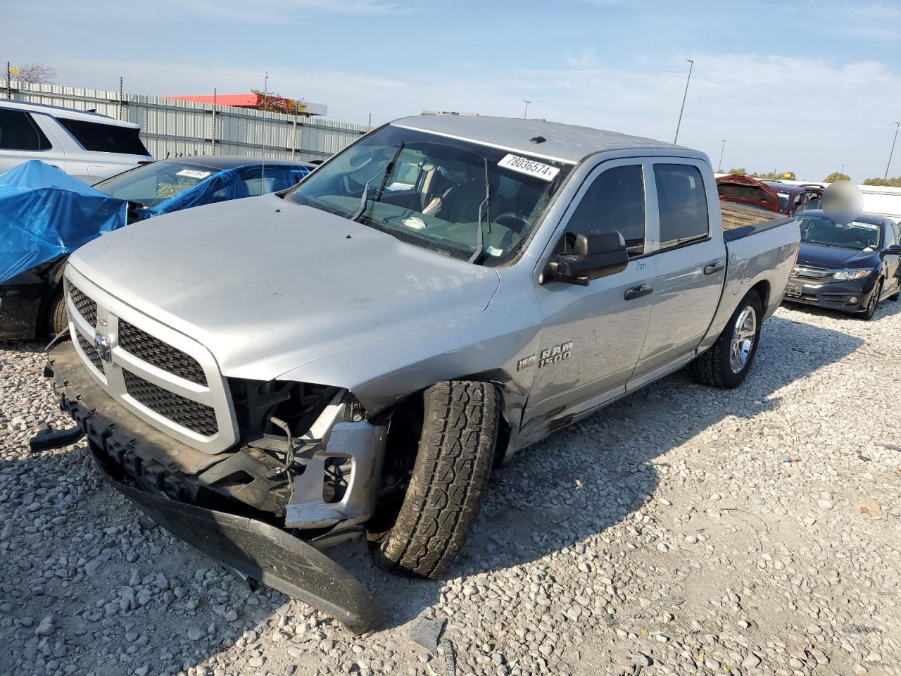 2016 RAM 1500 VIN 3C6RR7KT7GG302122