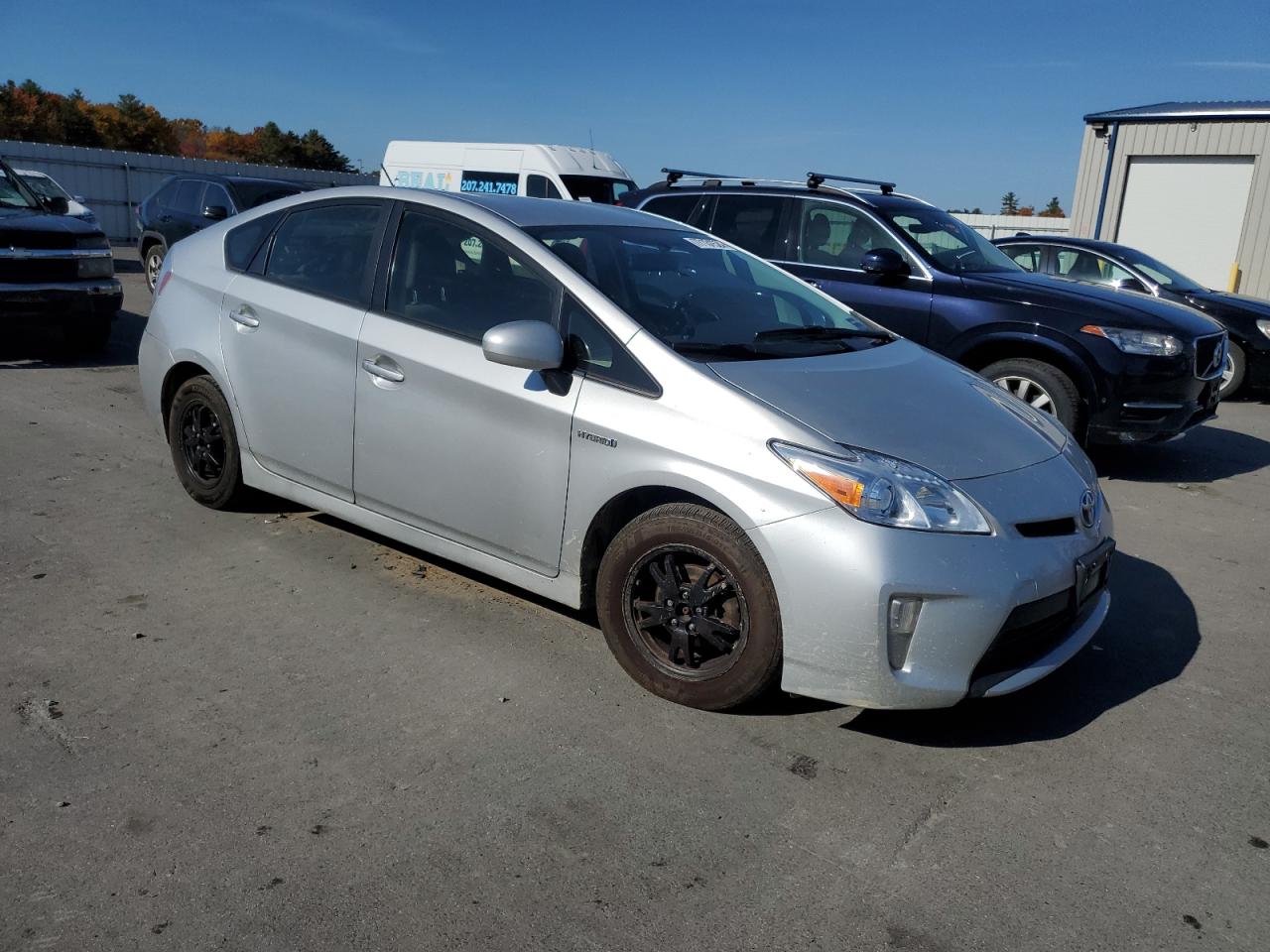 2013 Toyota Prius VIN JTDKN3DUXD0350489 Copart auction photo, normal wear damage thumbnail 4