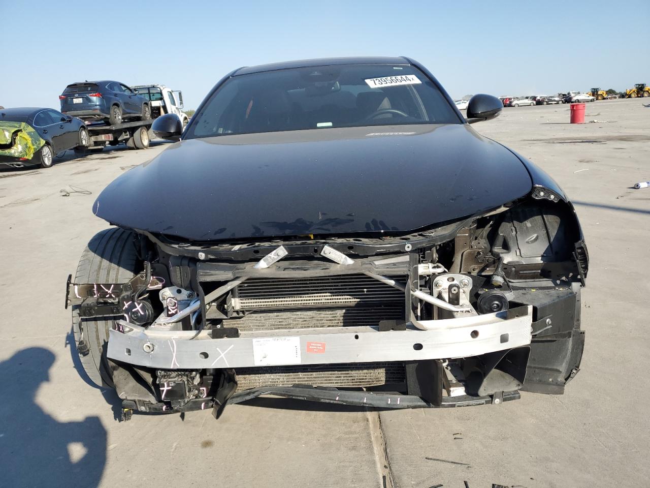 2020 Alfa Romeo Giulia VIN ZARFAMBN2L7638162 Copart auction photo, front end / rear end damage thumbnail 5